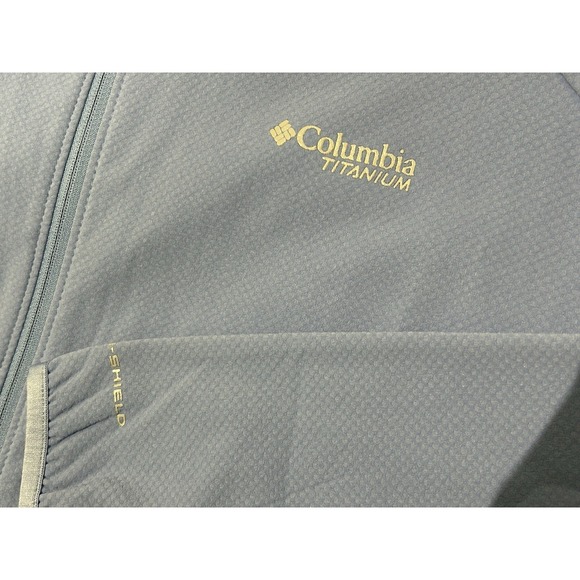 Columbia Men's Spectre Ridge Full Zip Tech Fleece Size XXL 2XL Blue - Picture 6 of 8